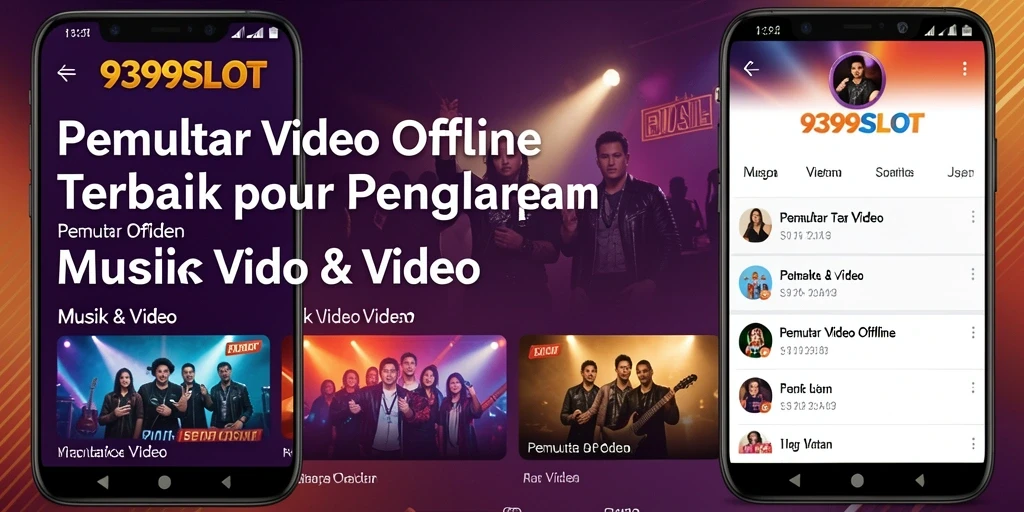 Tampilan antarmuka aplikasi Pemutar Video Offline 9399SLOT yang user-friendly.