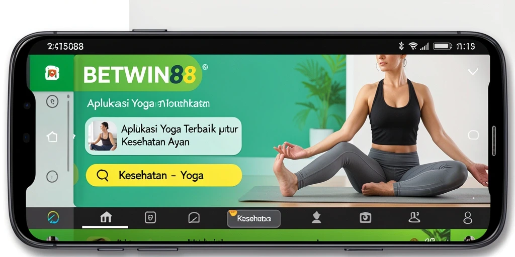 Tampilan antarmuka BETWIN88 yang ramah pengguna untuk latihan Yoga.