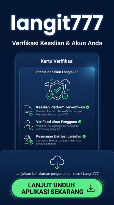 Tampilan kanal resmi langit777